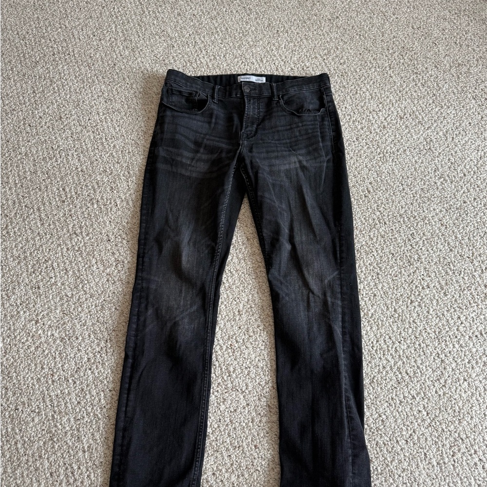 EUC Men’s Old Navy Black Slim-cut Jeans With Built-in Flex Size 34x32